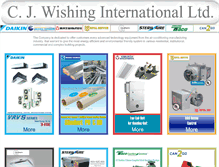 Tablet Screenshot of cjwish.com.hk